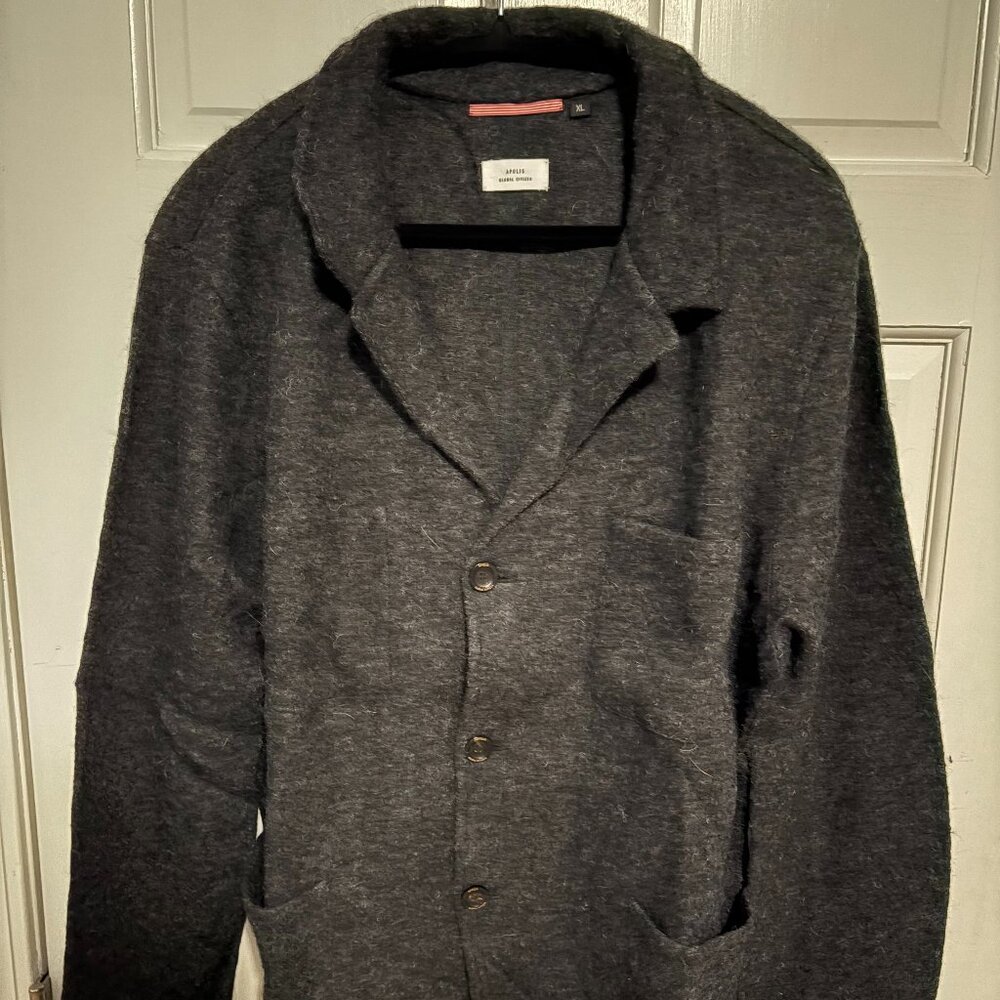 Apolis Global alpaca/wool cardigan